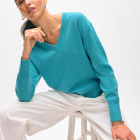 Cashmere V Neck