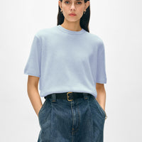 Cashmere Roll Trim T-shirt