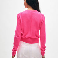 Cashmere Crewneck Cardigan
