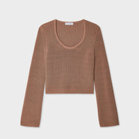 Cotton Tape Fluted Top