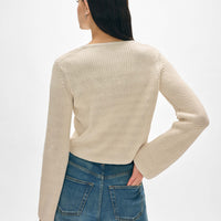 Cotton Tape Fluted Top