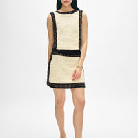 Hand-Crochet Reversible Tie Tank