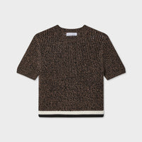 Cotton Mesh T-Shirt