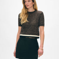 Cotton Mesh T-Shirt