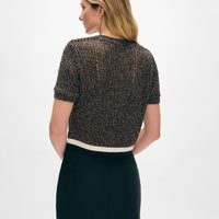 Cotton Mesh T-Shirt