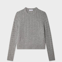 Cashmere Cable Crewneck