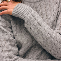 Cashmere Cable Crewneck
