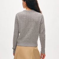 Cashmere Cable Crewneck