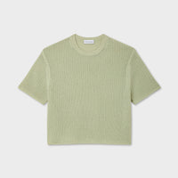 Cashmere Waffle Mesh Tee