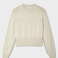 Soft Cotton Rib Trim Sweatshirt