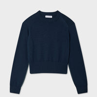 Soft Cotton Rib Trim Sweatshirt