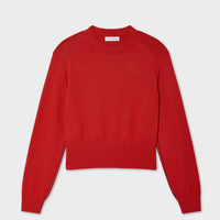 Soft Cotton Rib Trim Sweatshirt