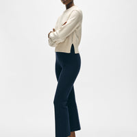 Soft Cotton Rib Trim Sweatshirt
