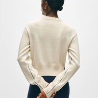 Soft Cotton Rib Trim Sweatshirt
