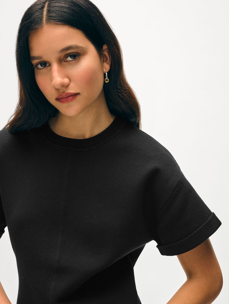 Superfine Organic Cotton Waisted Dress
