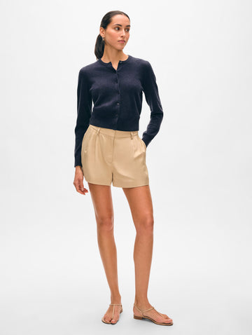 Cashmere Crewneck Cardigan
