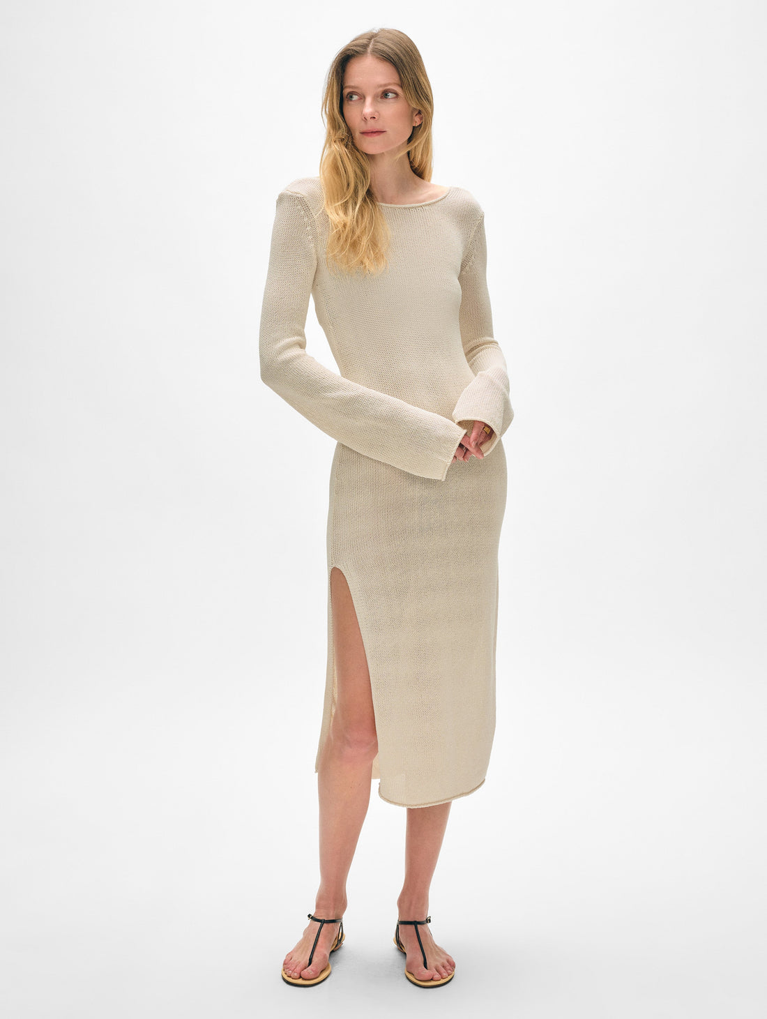Cotton Tape Cover-Up Dress