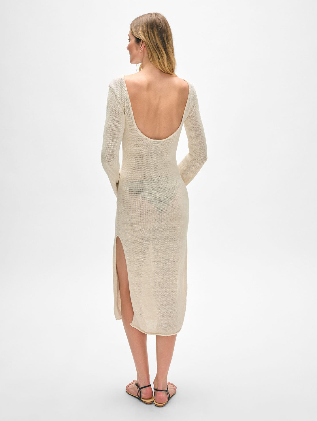 Cotton Tape Cover-Up Dress