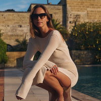 Cotton Tape Cover-Up Dress