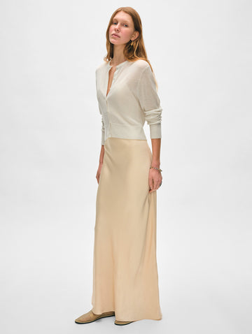 Superfine Cashmere Button Cardigan