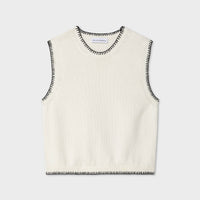 Cotton Blanket Trim Tank
