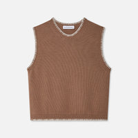 Cotton Blanket Trim Tank