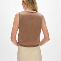 Cotton Blanket Trim Tank