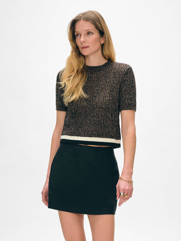 Cotton Mesh T-Shirt